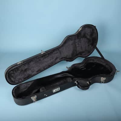 2002 Gibson USA Les Paul Hardshell Case Black Snakeskin Combination Lock Shroud image 12