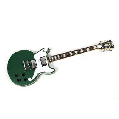 D'Angelico Premier Series Brighton Electric Guitar Regular Sherwood Green image 1