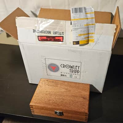 Crowley & Tripp Naked Eye Roswellite Ribbon Microphone, Pre Shure KSM-313 image 7