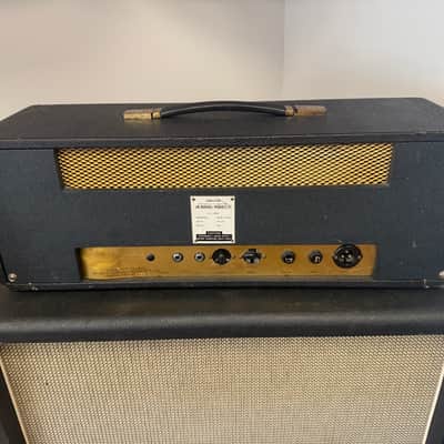 Marshall JTM50 "Black Flag" 1987 Lead 2-Channel 50-Watt Guitar Amp Head - 1967 - Black image 5