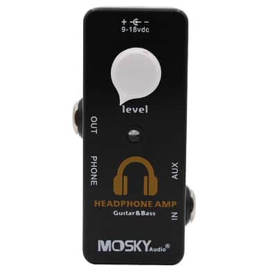 Mosky Headphone AMP AUX in Headphones OUT Stereo Guitar or Bass, FREE PICKS + HOLDER+ FREE SHIP USA image 2