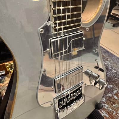 ESP LTD KS M-7 Evertune Ken Susi Signature 2016 - Present - Metallic Silver image 4