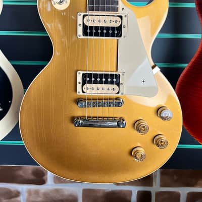 Immagine Gibson Les Paul Classic T Gold Top 2017 Electric Guitar - 4