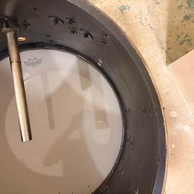 Vintage Ludwig 22 x 14 Bass Drum 1960s - Champagne Sparkle w/ New Heads image 19