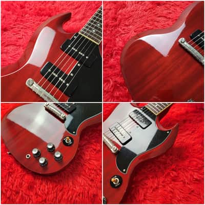 Greco SS63-60S 1988 SG Special - Mint Collection - Cherry Red Finish - All Original With Original HOT LICK P-90's - Fujigen Made - Made In Japan MIJ image 5