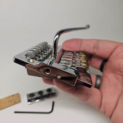 Kahler USA 2300 Tremolo bridge 1980s - Chrome -  NEAT ! image 10