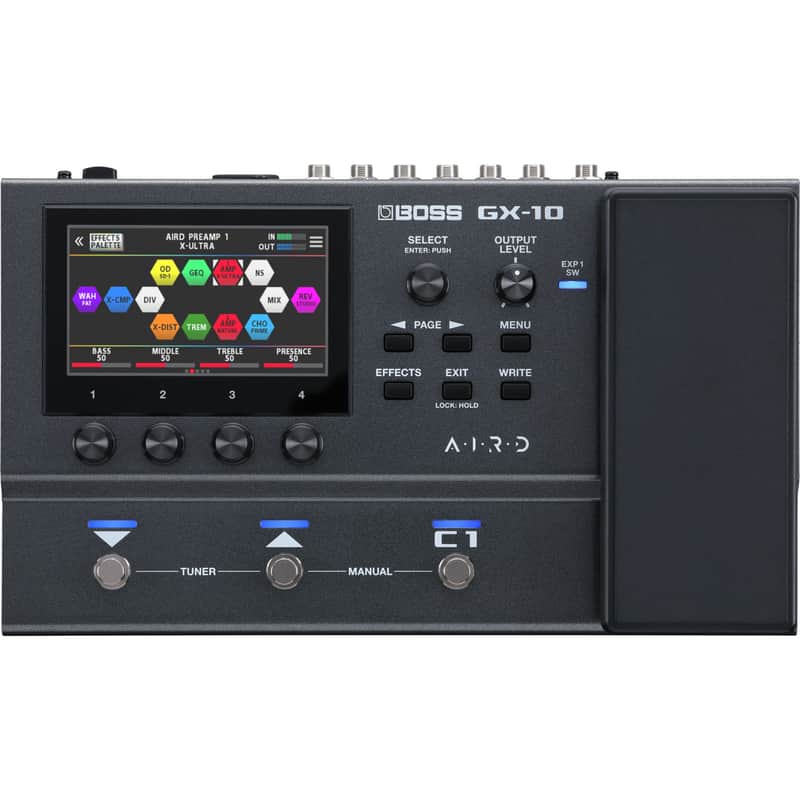 BOSS GX-10 Multi-Effects Guitar Effects Processor with Touchscreen Display image 1
