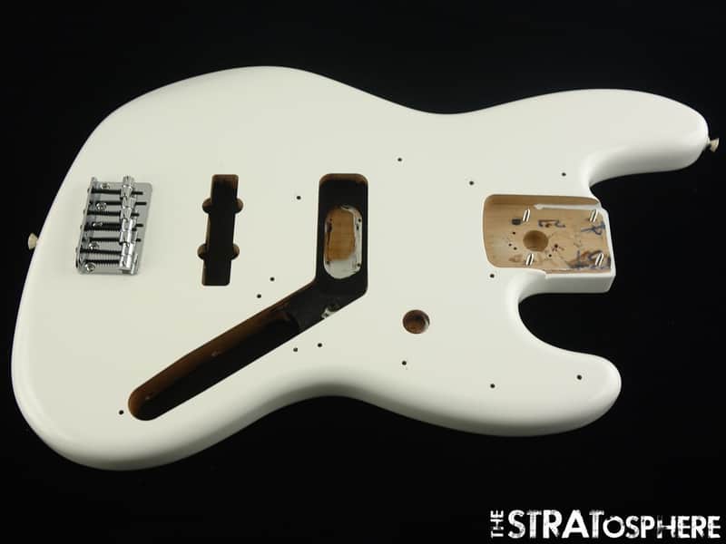 Fender Player II Jazz J Bass BODY + HARDWARE, Modern Guitar Parts Polar White image 1