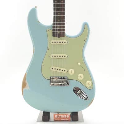Fender Custom Shop  1962 Stratocaster Relic - FADB - Faded/Aged Daphne Blue image 1