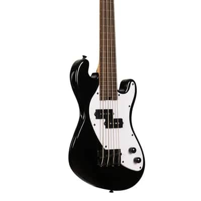 Mint Kala Solidbody U-Bass Electric Bass Guitar - Black with Gig Bag image 3