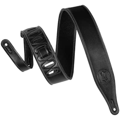 M17SS-BLK Sangle Cuir Pleine Fleur 6,4 cm Black Levy s image 1