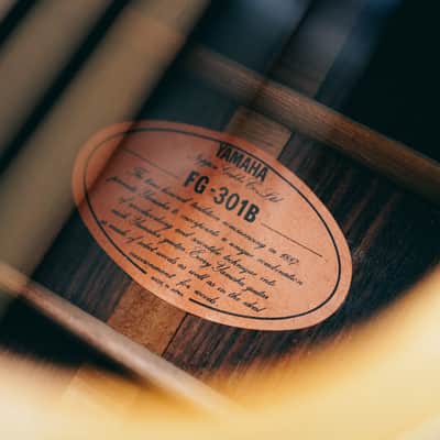 1979 Yamaha FG-301B – Made in Japan | Low Action | Original Hard Case | Ebony Fingerboard & Bridge image 3