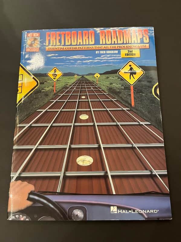 Hal Leonard Fretboard Roadmap Essential Guitar Patterns That All The Pros Know & Use 2nd Edition W CD