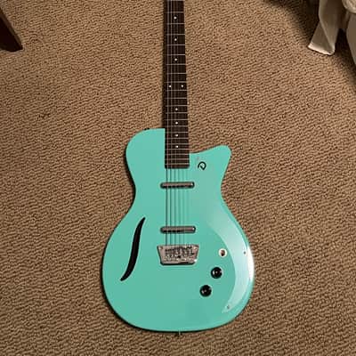Danelectro Vintage Baritone 2010s - Dark Aqua image 1