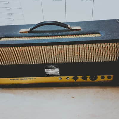 Marshall JMP 1992 Super Bass 2-Channel 100-Watt Guitar / Bass Amp Head 1967 - 1975 - Black image 5