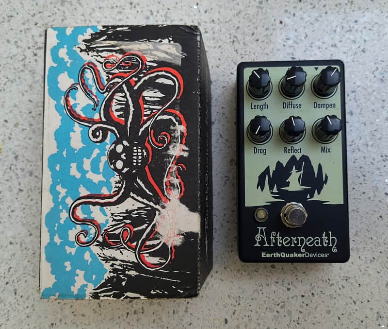 EarthQuaker Devices Afterneath Otherworldly Reverberation Machine V3 2020 Boxed Good Condition image 1