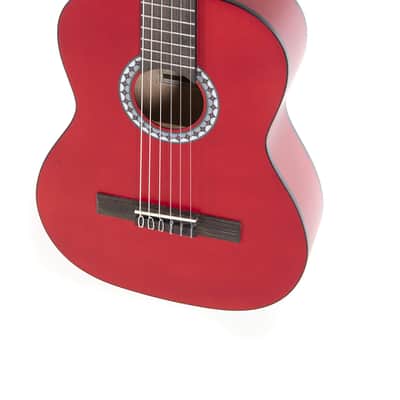 GEWA Basic Classical Guitar 1/2 Transparent Red (PS510123) image 5