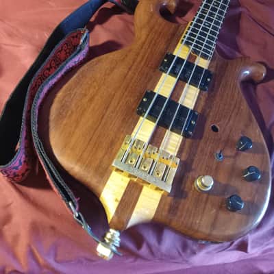 Olivo, Rare 80's, Alembic style, 1982-83 - Clear gloss finish over Padauk image 1