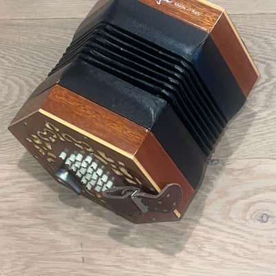 Nice Mahogany Stagi A48 English Concertina, Includes Soft Case & Books Made in Italy ! image 4