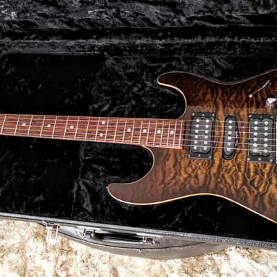 Tom Anderson Drop Top Tiger Eye Burst 2010 image 1