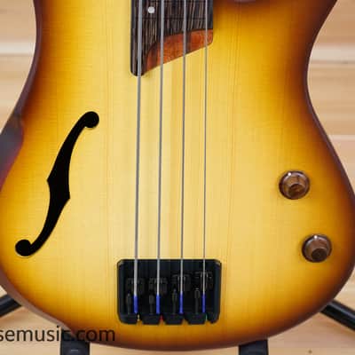 Ibanez SRH500F-NNF Bass Workshop Fretless Soundgear - Natural Browned Burst Flat image 6