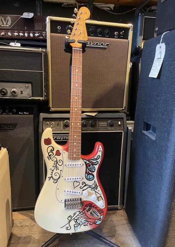 Fender Jimi Hendrix Artist Series Signature Monterey Stratocaster 2017 - 2018 - Monterey Graphic
