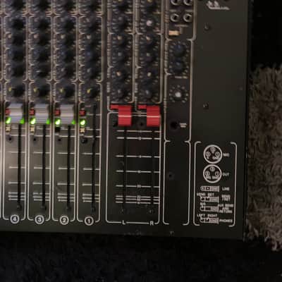 rare English mixer Studiomaster Session Mix16-2 Gold, England, Mixing Deck, vintage console, 4 aux buses, parametric eq image 10