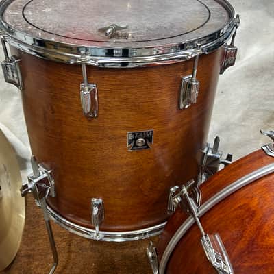 Tama 3 - piece Superstar drum set (314-2166) 80's - Satin Mahogany image 16