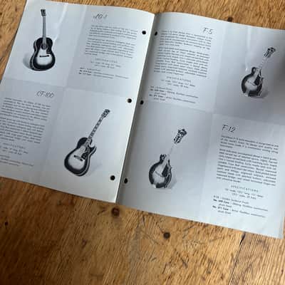 1958 Gibson Acoustics Catalog Brochure Rare J-50 J-45 LG L Vintage Case Candy image 7