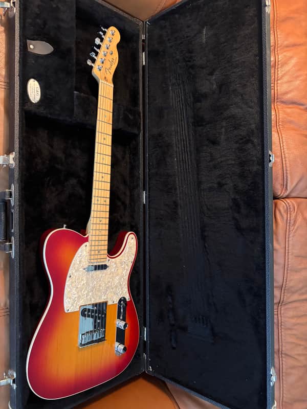 Fender American Deluxe Telecaster with Maple Fretboard 2004 - 2010 - Aged Cherry Burst image 1