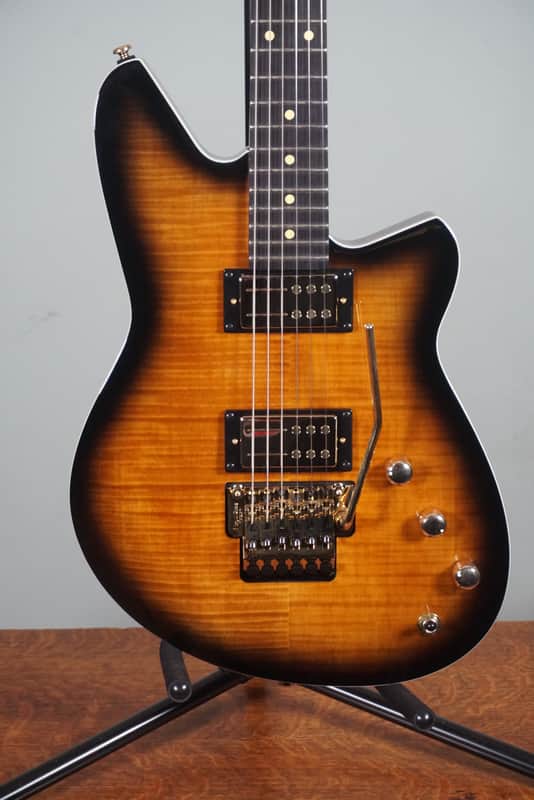 Reverend Kingbolt RA Floyd Rose, Coffee Burst Flame Maple image 1