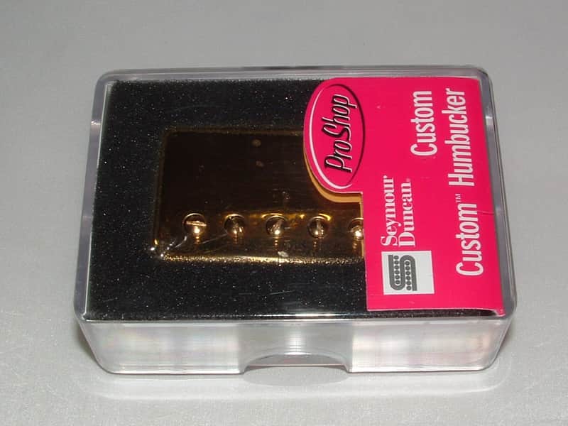 Seymour Duncan SH-11 Custom Custom Humbucker Gold New with Warranty image 1