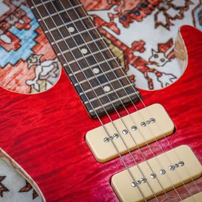 TOM ANDERSON USA Drop Top Hollow Quilt Wakesurf " Strawberry Shortcake + Ziricote" (2023) image 7