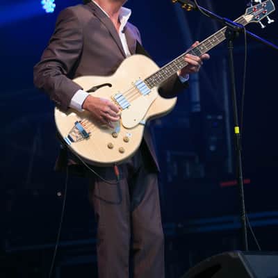 Bruce Foxton Start Bass Flamed Blonde image 2