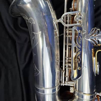 NO TARIFFS - Yamaha YAS-62S Silver Alto Saxophone Purple Logo image 5