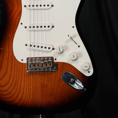 2017 Fender Custom Shop 1956 Stratocaster Journeyman Relic – Roasted Canadian Black Ash image 6