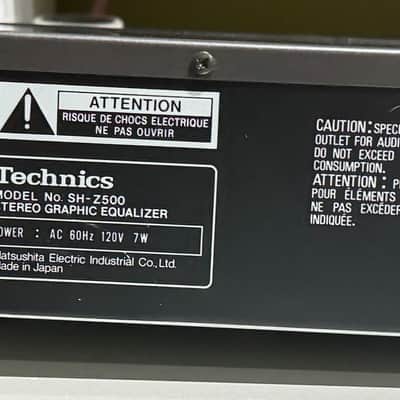 Technics SH-Z500 Stereo Graphic Equalizer Tested w/ Original Box Japan image 4
