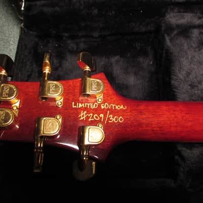PRS Limited Edition 1990 Amber Burst Signed Headstock Redwood Top Semi Hollow NM OHSC image 9