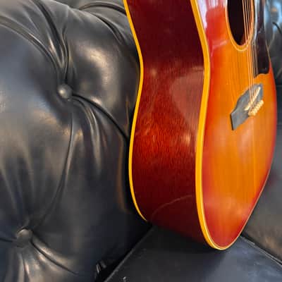 MINT! 1966 Gibson B-25 - Sunburst / Cherryburst, with original case image 6