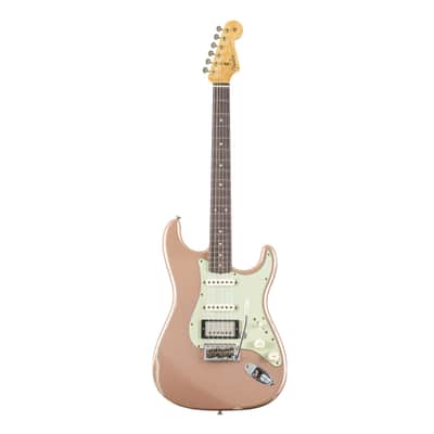 Fender LTD '59 Stratocaster HSS Relic RW Shell Pink Metallic #CZ585769 - Custom Electric Guitar image 9