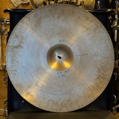 VINTAGE 1960's A. Zildjian 22" 60's Stamp Medium-Thin Ride Cymbal - 2794 image 2