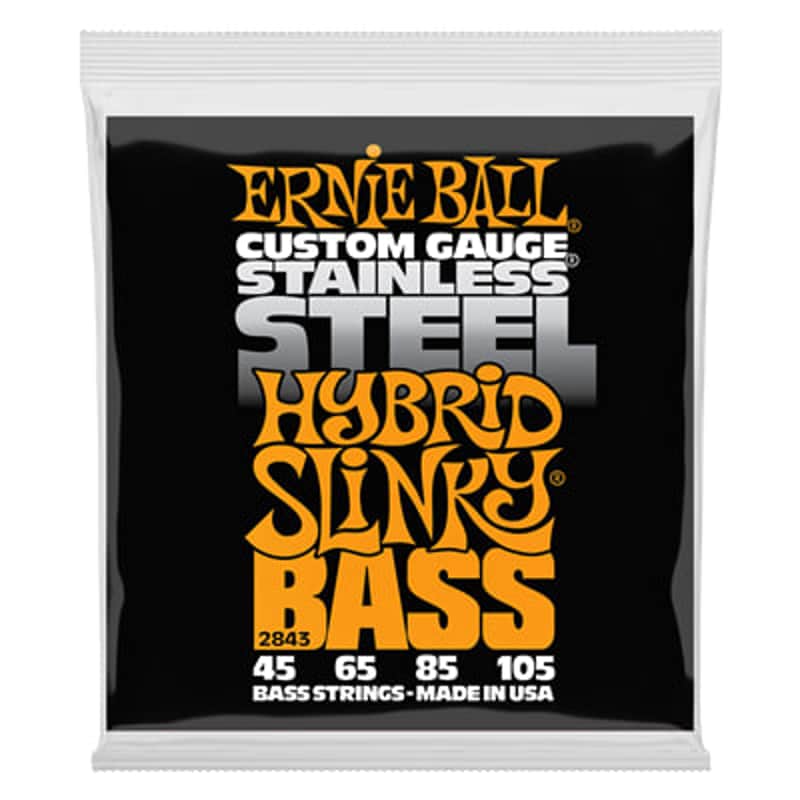 Ernie Ball Ernie Ball Stainless Steel Regular Wound Hybrid 45 ...