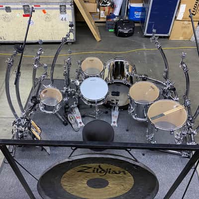 REO Speedwagon, Bryan Hitt’s 2016 Ludwig -Gibraltar Complete Drum Set. Band Signed! Extras! image 8