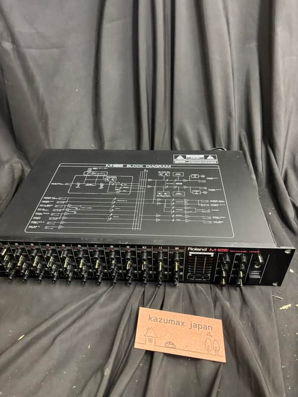 Roland M12E 12 Channel Rack Mixer Audio Line Mixer Tested image 1