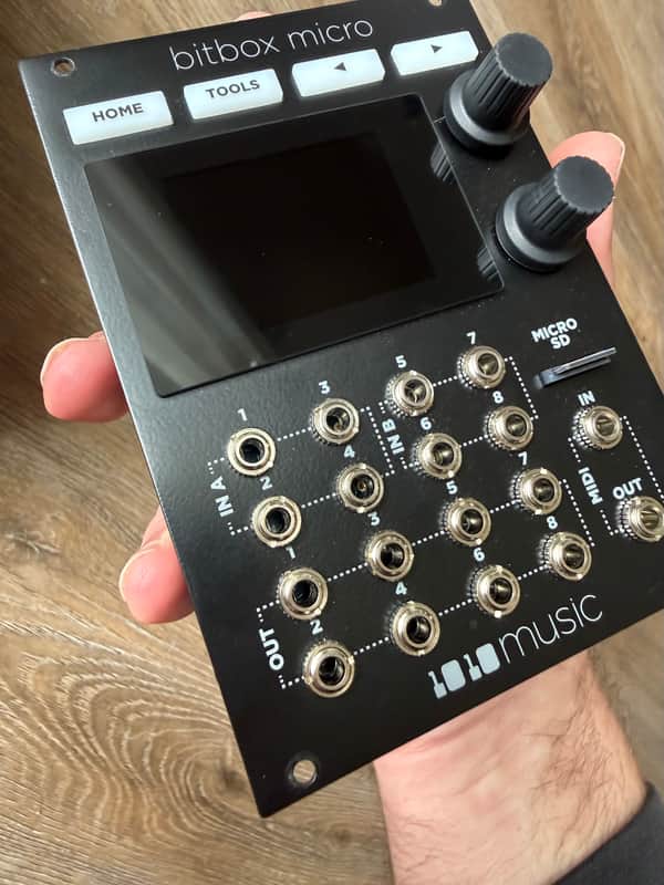 1010 Music Bitbox Micro Eurorack Compact Sample Module - Black