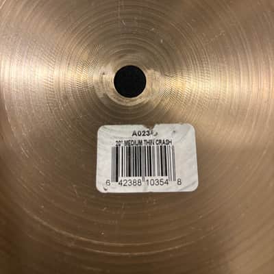 Zildjian 20” A Series Medium Thin Crash Cymbal 1934g (Video + READ!) image 9