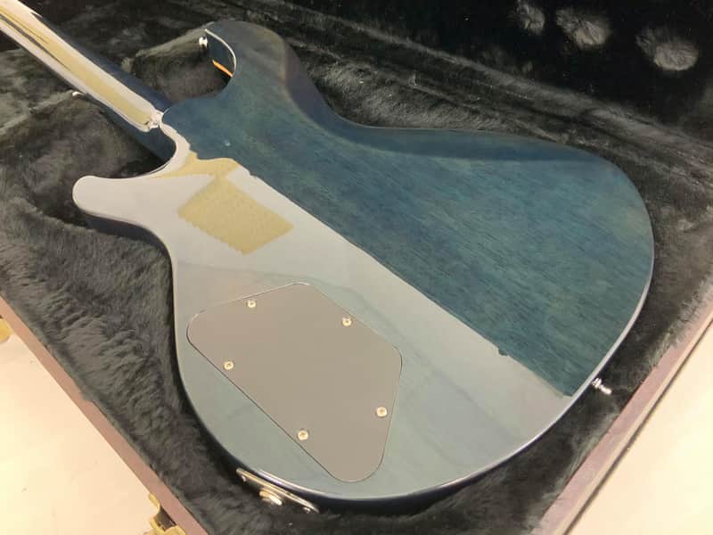Dean Hardtail Made In USA Flame Top Denim Blue | Reverb