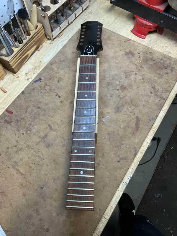 Vintage 1960's Epiphone 12-String Acoustic Guitar Neck image 1