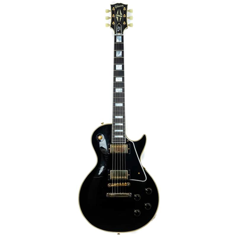 Gibson Custom 2022 Murphy Lab Les Paul Custom R7 Ebony image 1