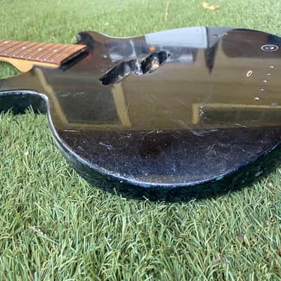 First Act Bass - Black Glitter Sparkle Body and Neck P-Style Bass image 4
